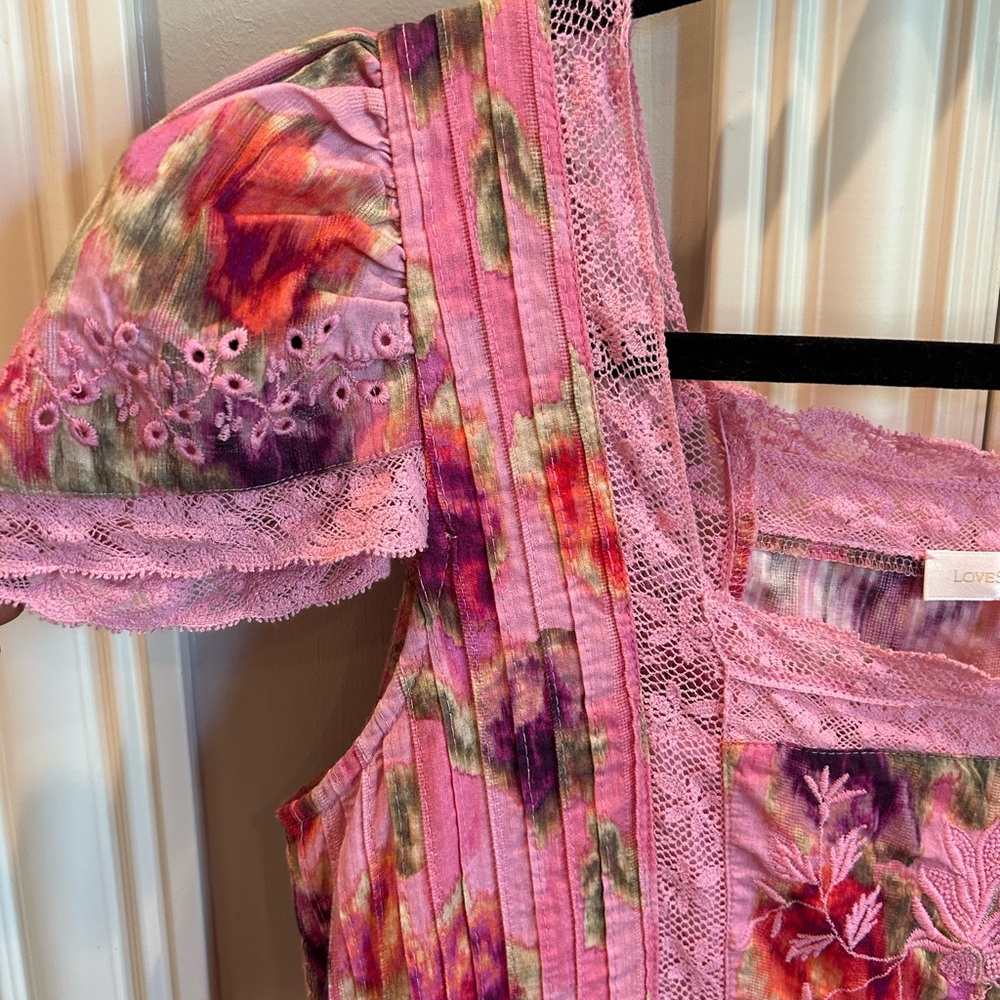 LoveShackFancy Wild Pink Nutmeg Dress - Picture 7 of 12